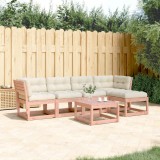 Gossi set mobilier de gradina cu perne, 5 piese, lemn masiv douglas