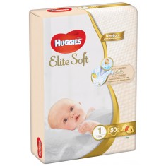 Scutece Huggies Jumbo Pack Elite Soft Nr.1, 3-5 kg, 50 buc