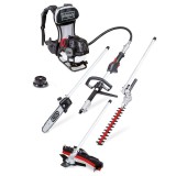 Cumpara ieftin Set motocoasa pe benzina 4 in 1 MFH5300-4BP Scheppach 5904805904, 1.8 Cp