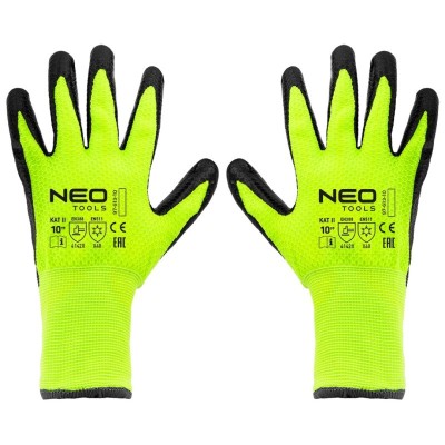 Manusi de lucru din nailon acoperit cu latex, 4142X, marimea 10 HardWork ToolsRange foto