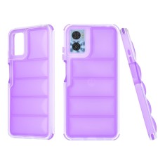 Husa Motorola Moto E22 Techsuit Wave Shield, mov foto