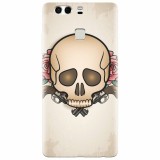 Husa silicon pentru Huawei P9 Plus, Skulls And Roses