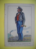 HOPCT 508 Z MUNCITORUL FEROVIAR-TREN - -COSTUME SI MESERII- BRABANT 1835 BELGIA --NECIRCULATA