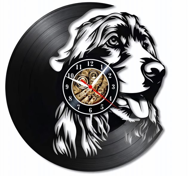 COCKER SPANIEL - ceas de perete (personalizabil)