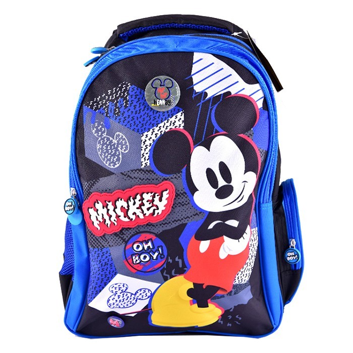 Ghiozdan clasele I-IV Pigna Mickey Mouse albastru-negru MKRS1951-2 Ghiozdan clasele I-IV Pigna Mickey Mouse albastru-negru MKRS1951-2