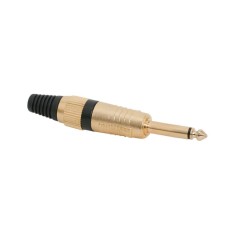Mufa Jack 6.3 mm mono tata ranforsata aurita