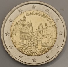 moneda 2 euro comemorativa SPANIA 2025: Salamanca, UNC