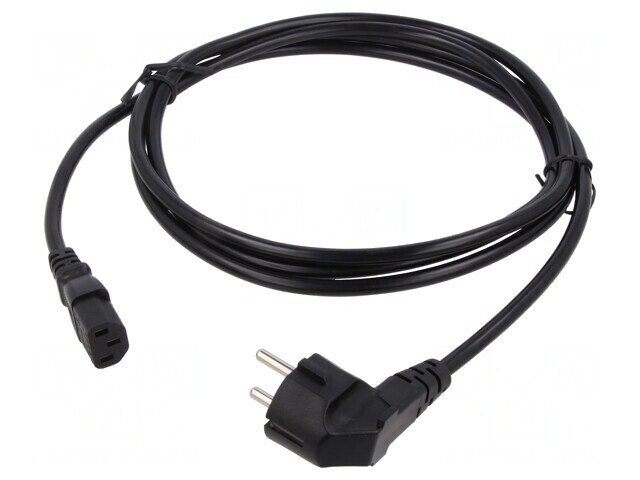 Cablu Alimentare 3x1mm2 ștecher CEE 7/7 la IEC C13