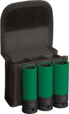 Bosch Set 3 tubulare impact 1/2&quot;, 17-21mm ProAdvanced PowerfulTools