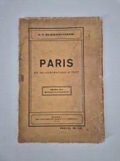 Carte veche 1928 G T Niculescu Varone Ghid ilustrat Paris