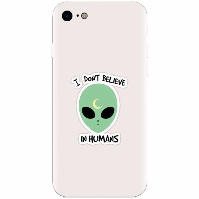 Husa silicon pentru Apple Iphone 6 Plus, I Dont Believe In Humans
