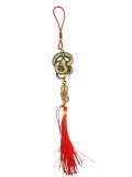 Amuleta GOBI&reg; Feng Shui cu Șarpe Auriu și 3 Monede Norocoase &ndash; Protecție,