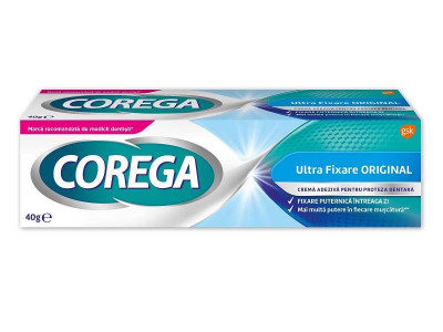 Crema Adeziva pentru Proteza Dentara Ultra Fixare 40 grame Corega foto