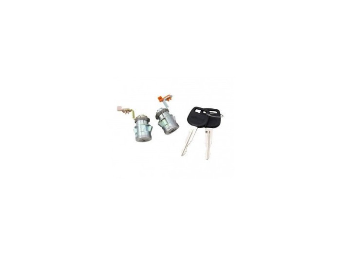 Set yale inchidere Toyota HI-ACE (Granvia), 1996-01.2006, cu chei, cu 2 butuci blocare usa, fata, stanga/dreapta, 69051/2-26030, Model VAN