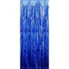 Perdea Franjurata, Cyrax, Model Decor Petrecere, pentru Fundal de Poze, Amenajare Colorata a Petrecerii, Dimensiune 100x200 cm, Albastru Inchis