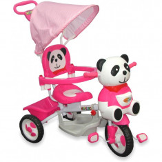 Tricicleta Panda roz Baby Mix foto