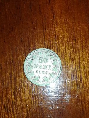 50 de bani 1900 argint foto