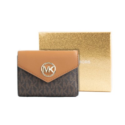 Portmoneu Damă Michael Kors 32S1GNME6B-BRN-ACORN 12 x 9 x 4 cm foto