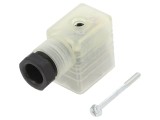 Conector cu Valvă Mufă Format B 11mm Mamă 3 PIN 90&deg;