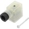 Conector cu valvă 3 pini 90&deg;