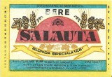 NI463 Etichetă bere blondă specială Salauta, &Icirc;ntreprinderea de bere Bistrița