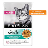 PURINA PRO PLAN CAT DELICATE Nutri Savour capsule Pește de mare 85 g