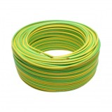 Cablu impamantare cupru 6mm galben-verde MYF H07V-K, izolatie PVC 450/750V 100m/rola