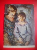 HOPCT 23045 FIGURA FEMENIA -PEDRO CREIXAMS [ 1893-1965] SPANIA-CP PICTURA -NECIRCULATA