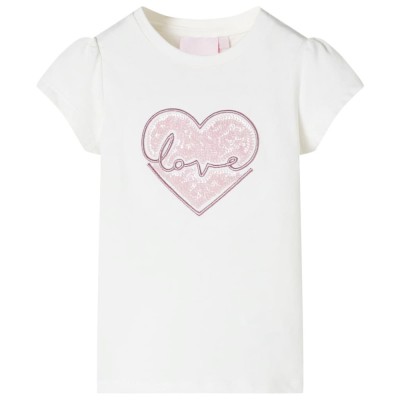 Tricou pentru copii ecru 140 foto