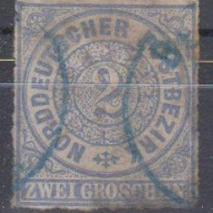 Germania - nord postbezirk, 1869, stampilat (G1)