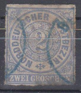 Germania - nord postbezirk, 1869, stampilat (G1) foto