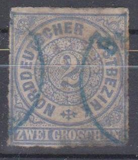 Germania - nord postbezirk, 1869, stampilat (G1)