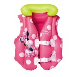 Vesta gonflabila de inot Soda Summer pentru copii, imprimeu Minnie Mouse, 3-6 ani, max. 30 kg + cadou popsocket S-Fresh Origini