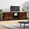 VidaXL Comodă TV, stejar fumuriu, 150x30x50 cm, lemn compozit 829121