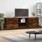 vidaXL Comodă TV, stejar fumuriu, 150x30x50 cm, lemn compozit 829121
