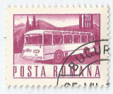 **Romania, LP 662/1967, Posta, Telecomunicatii si Transporturi, eroare, oblit., Stampilat