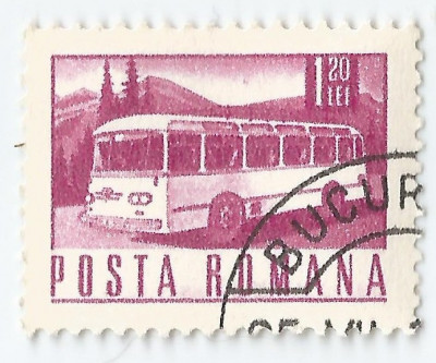 **Romania, LP 662/1967, Posta, Telecomunicatii si Transporturi, eroare, oblit. foto