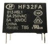 Releu electromagnetic HF32FA 012-HSL1, 12V DC, 5A, SPST-NO, miniatural, montaj THT