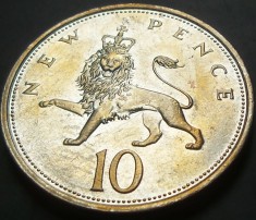 10 New Pence - Marea Britanie, anul 1976 *cod 4093 foto