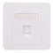 Capac priza RJ45 fara Keystone 1-port alb Well