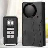 Senzor de Alarma de securitate cu telecomanda, acoperire pana la 25 m, Culoare Negru