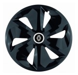 Cumpara ieftin Set 4 capace roti pentru Renault Nou, model Roco Black, R16
