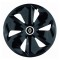 Set 4 capace roti pentru Renault Nou, model Roco Black, R14