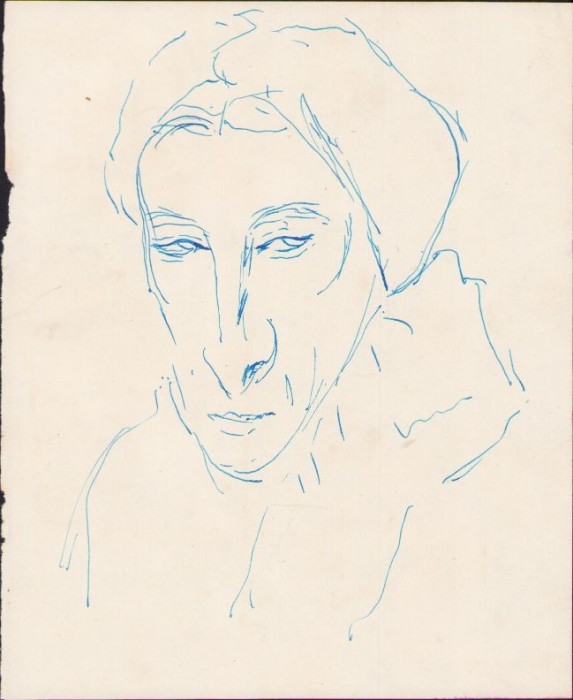 A1675 Schiță de Dimitrie &bdquo;Puiu&rdquo; Eitel, nesemnată