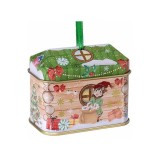 Cutie Craciun metal multicolor RT cm 6,5 x 4 x 5,5 H