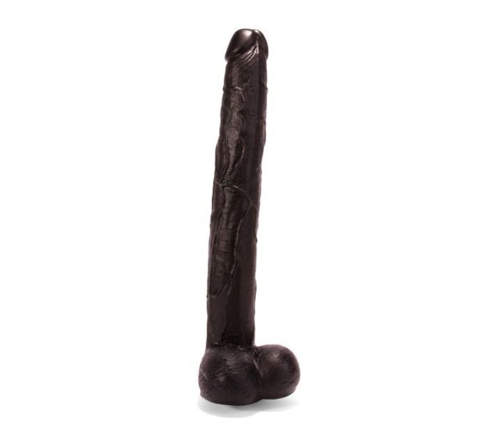 X-MEN Long Vehicle - Dildo Realistic Uriaș cu Ventuză și Testicule, 43 cm