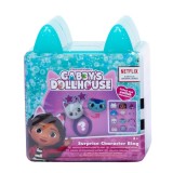 Set inel cu figurina surpriza, Gabbys Dollhouse, Turcoaz
