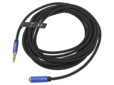 Cablu Audio Jack 3,5mm 4Pin 3m Negru