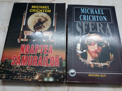 Noaptea samurailor &amp;amp; Sfera - Michael Crichton foto