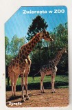 bnk card Cartele telefonice - Polonia - URMET - fauna - Giraffe - 10/10